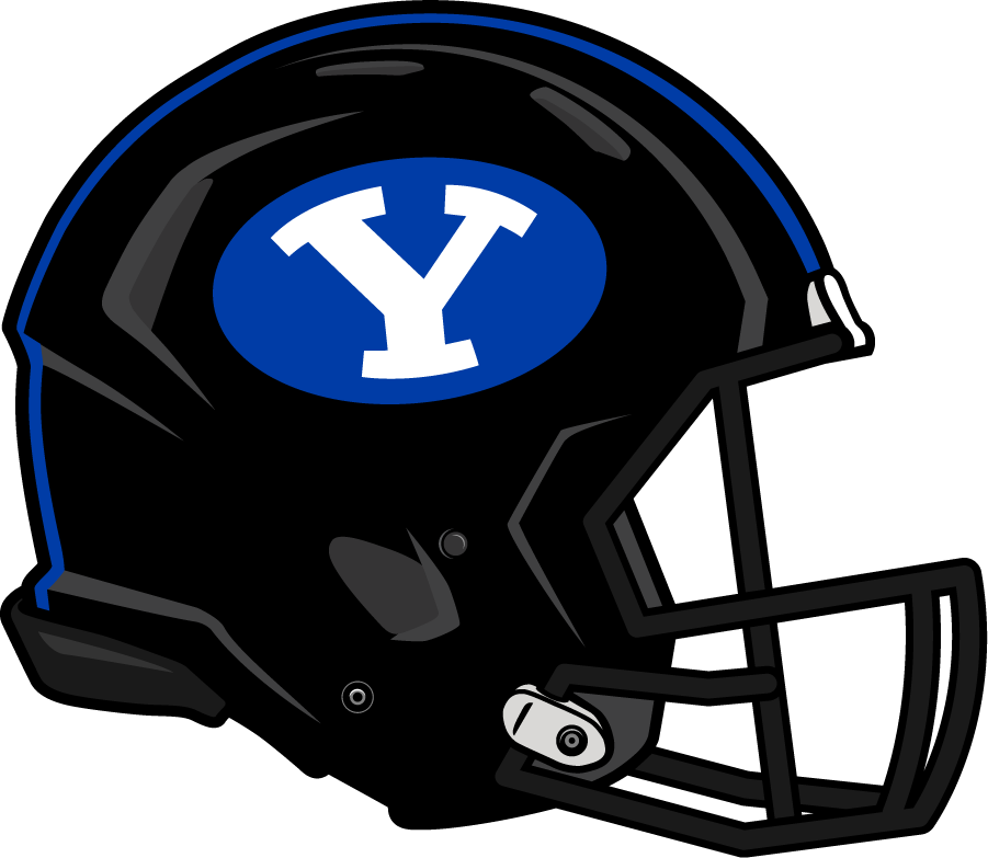 Brigham Young Cougars 2016 Helmet Logo diy DTF decal sticker